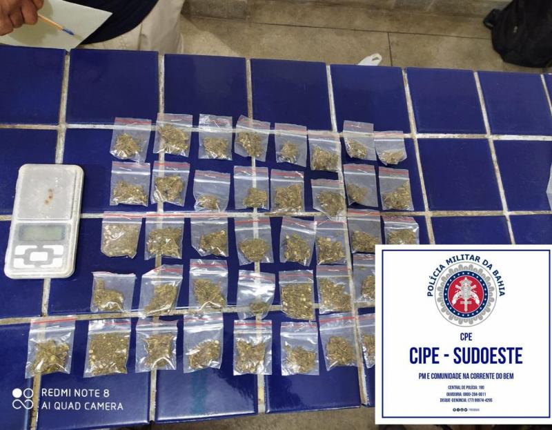 Livramento: Caesg detém indivíduo suspeito de tráfico de drogas no bairro Estocada 