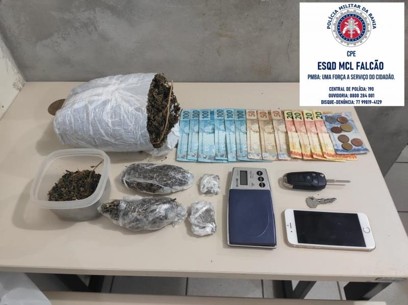 Cipe Sudoeste apreende drogas em Vitória da Conquista