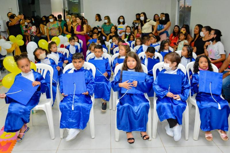 Secretaria de Educação de Guajeru realiza formatura da educação infantil de alunos da Escola Santa Rosa