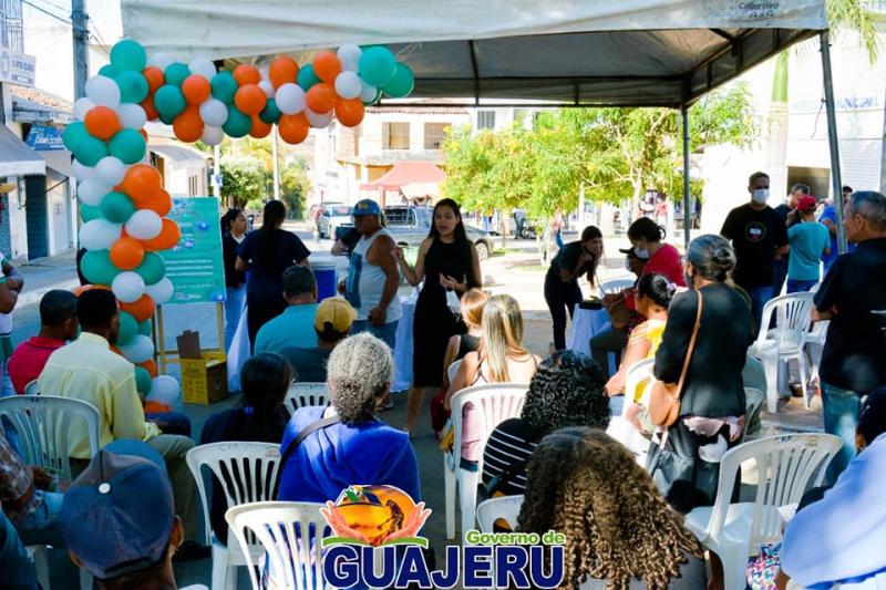 Prefeitura de Guajeru instala Stand da Saúde na Praça da Feira