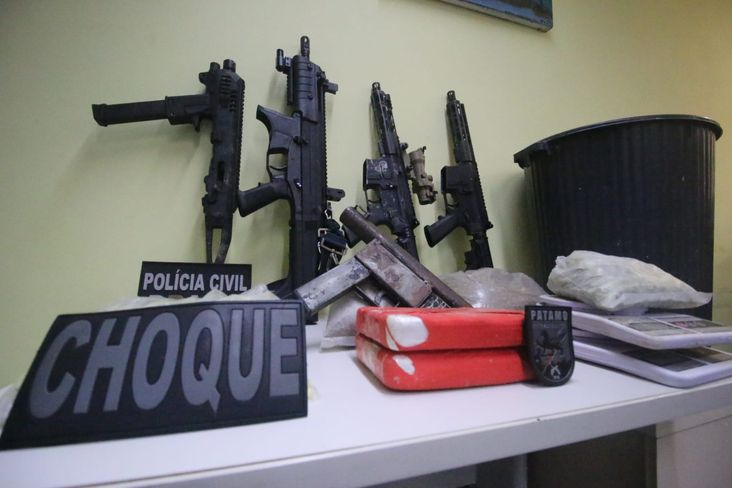 Nove fuzis já foram apreendidos pela polícia em 2023 na Bahia