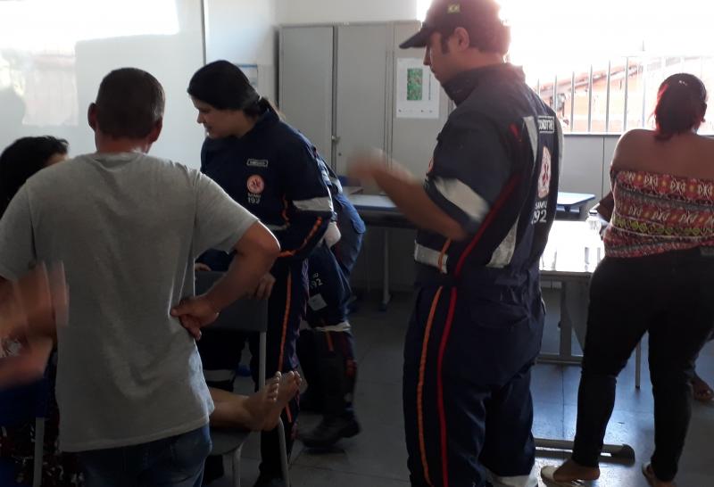 Brumado: Mulher passa mal em local de votação e é socorrida pelo Samu