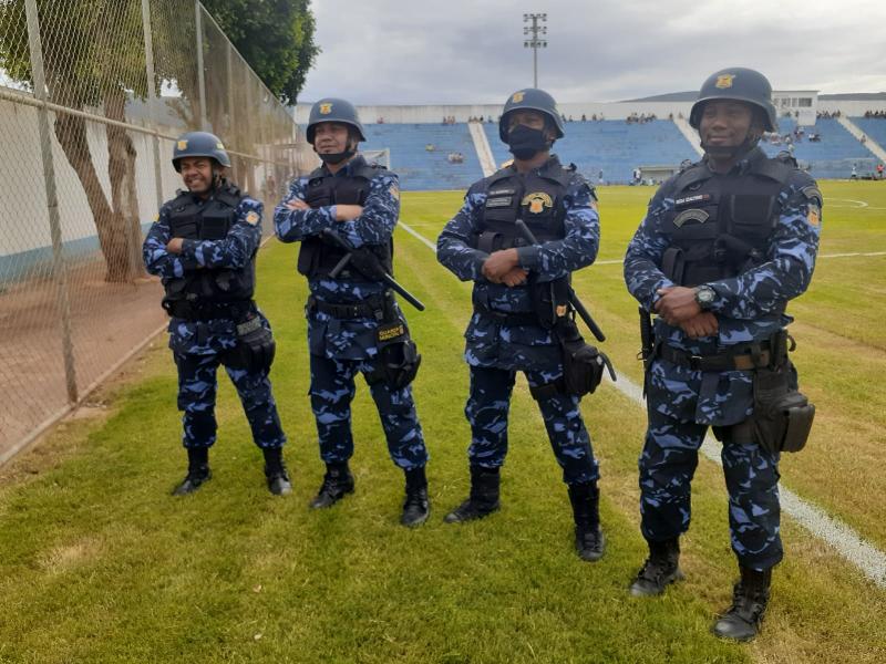 Guarda Municipal de Brumado tem garantido a segurança do público e desportistas no Campeonato Brumadense de Futebol