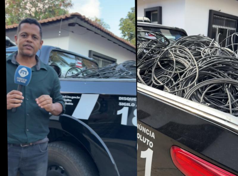 Operação da Polícia Civil apreende material de alto valor furtado da prefeitura de Brumado