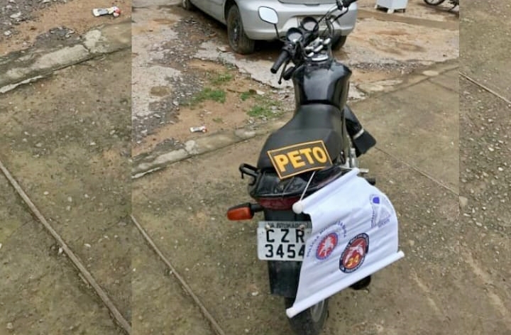 Brumado: Polícia apreende moto com placa de outro veículo e sinal identificador suprimido