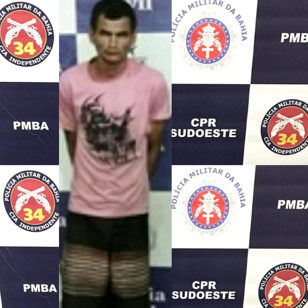 Homem rouba estabelecimento comercial e é preso em flagrante durante outra tentativa de furto na mesma noite em Brumado