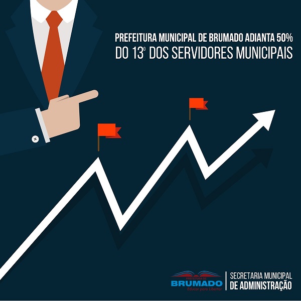 Brumado: Prefeitura antecipa 50% do 13º salário dos servidores municipais