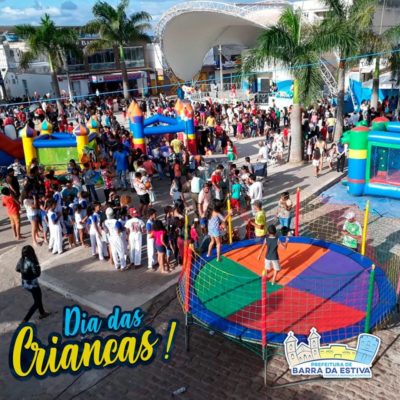 Prefeitura e Cras realizam grande festa de Dia das Crianças em Barra da Estiva
