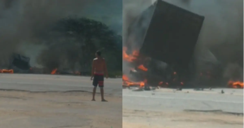 Uma pessoa fica gravemente ferida em acidente na BR-116 no sudoeste da Bahia