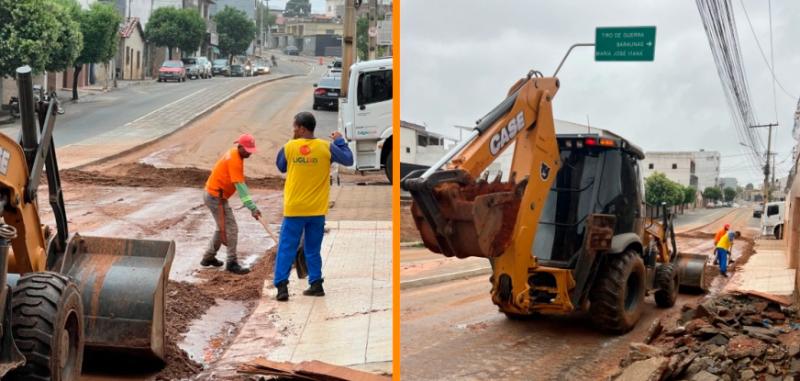 Brumado registra até 110 mm de chuva e Prefeitura intensifica ações de limpeza e assistência