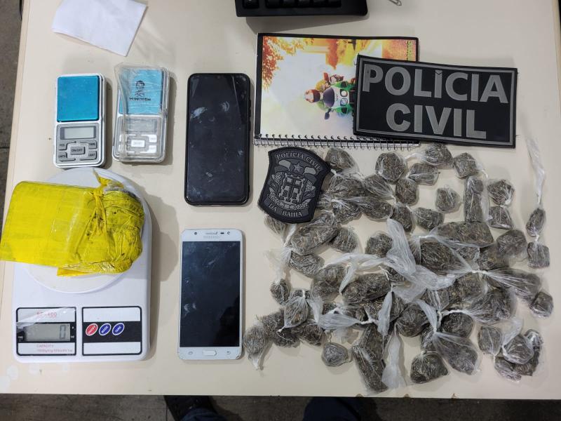 Acusado de tráfico de drogas é preso durante operação policial em Brumado