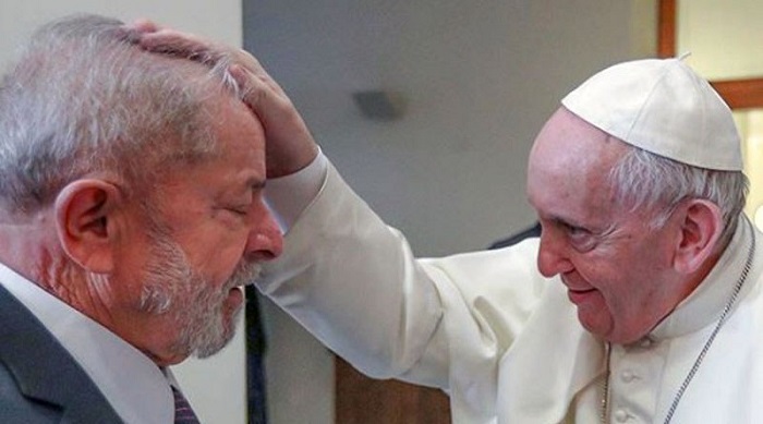 Papa Francisco se encontra com Lula no Vaticano para debate sobre redução da fome e da desigualdade 