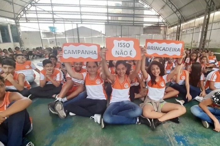 Com o lema “Isso não é Brincadeira” escolas de Brumado aderem a campanha contra desafio da rasteira
