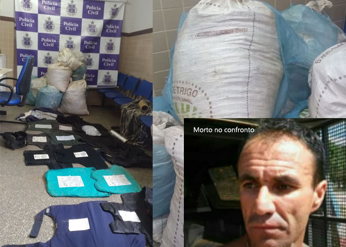 Bandido que teve participação direta na morte do delegado de Barra da Estiva morre em confronto com a polícia em Seabra