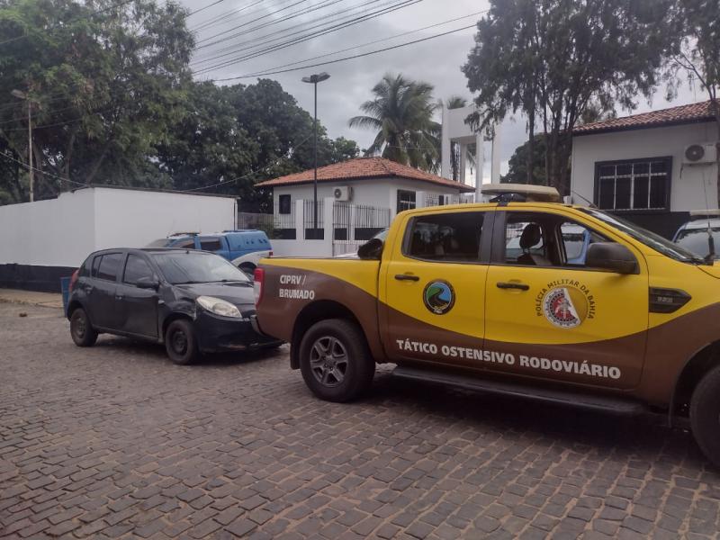 Foragido de presídio é detido na BA-148 em Brumado com veículo que possuía restrição de roubo
