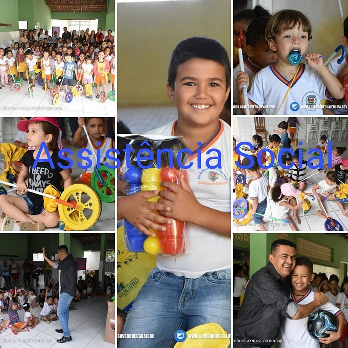 Guajeru: Semana da Criança foi repleta de atividades, brinquedos, diversão e carinho