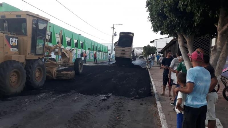 Iniciadas as obras de pavimentação asfáltica nas principais vias de Ituaçu