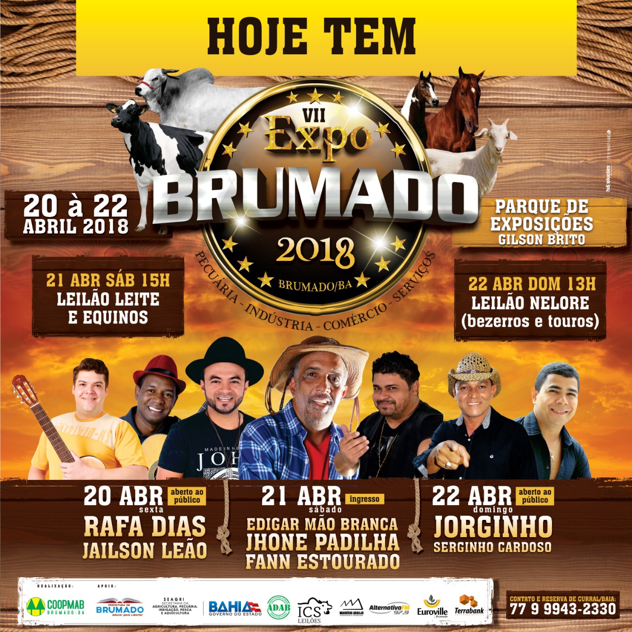 Aberto ao público: Começa hoje a VII ExpoBrumado