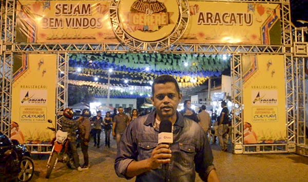 Primeira noite de shows do São Pedro de Aracatu atrai grande multidão; veja o vídeo com a cobertura completa