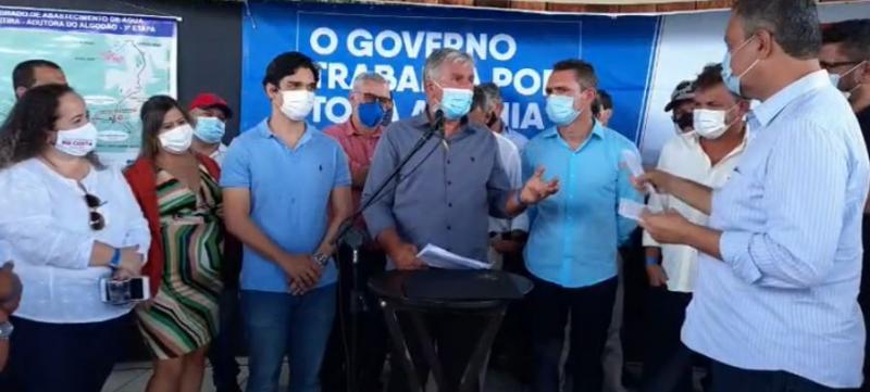 Autorizado início de mais uma etapa de ampliação da adutora do Algodão em Lagoa Real, Ibitira também se beneficiará