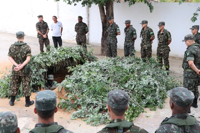 Tiro de Guerra 06/024 recebe visita de inspeção do chefe da seção de Tiros de Guerra da 6ª Região Militar