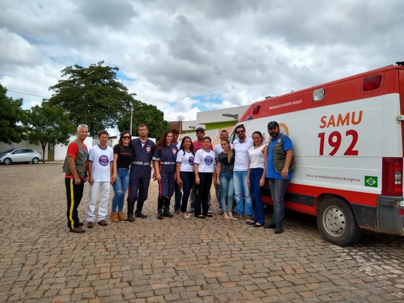 Condutores e técnicos do SAMU de Malhada de Pedras passam por reciclagem e capacitação
