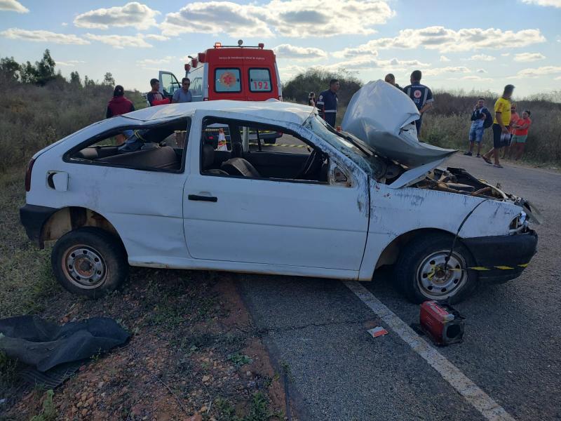 Acidente deixa vítima fatal na BA-263 entre Maetinga e Jânio Quadros