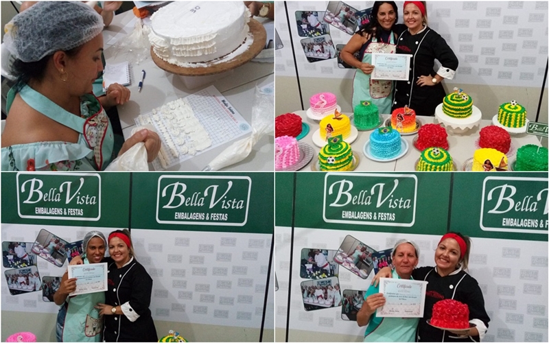 Bella Vista Embalagens realiza mais um curso com a Cake Design Madja Sotero