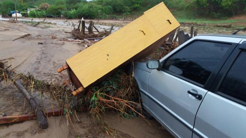 Grande volume de chuvas causa transtornos na zona rural de Condeúba