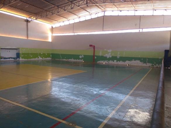 Ginásio poliesportivo de Aracatu tem obras de reforma iniciadas