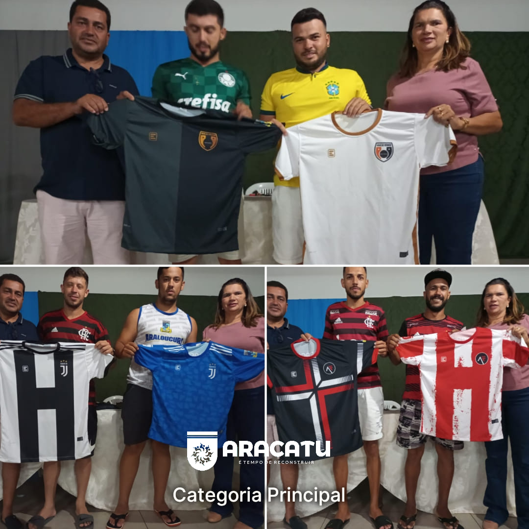 Prefeitura de Aracatu entrega jogos de camisas para equipes de futsal