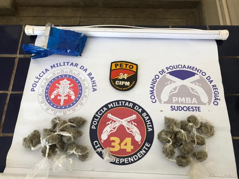 Polícia prende homem em flagrante por tráfico de drogas em Brumado