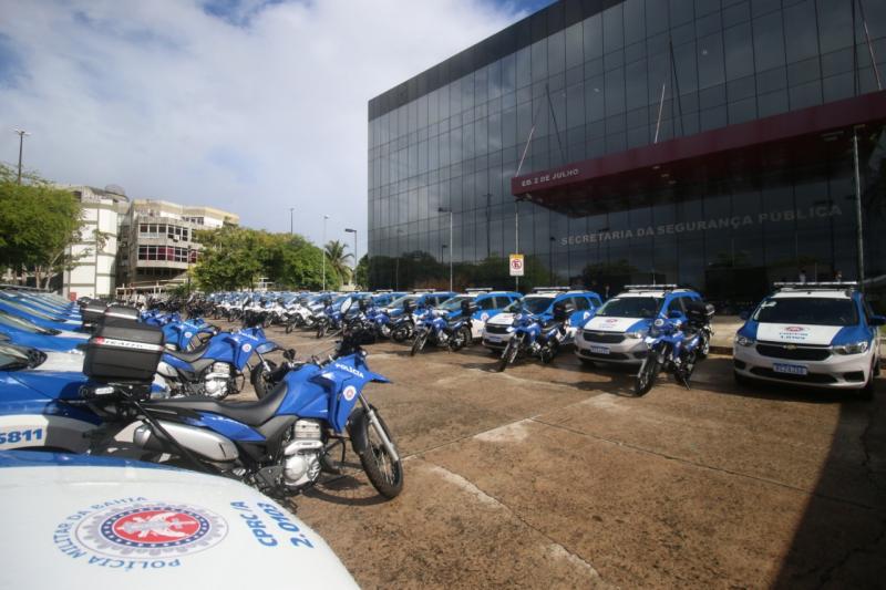 SSP-BA entrega 165 novas viaturas à Polícia Militar