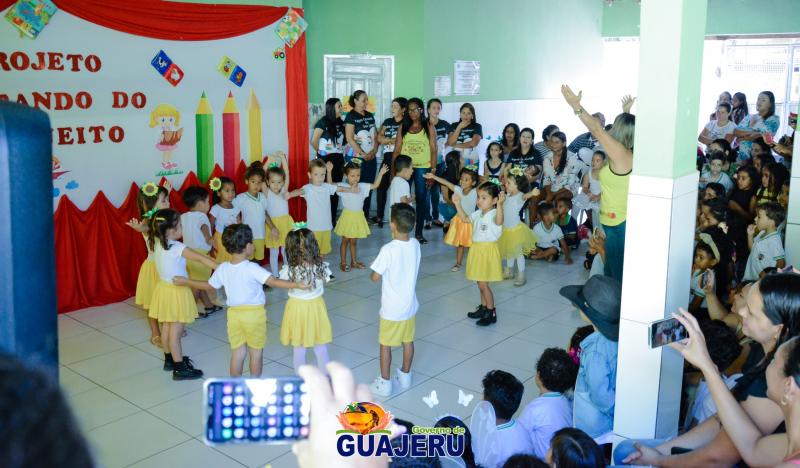 Evento em Guajeru, destaca a importância da leitura desde cedo