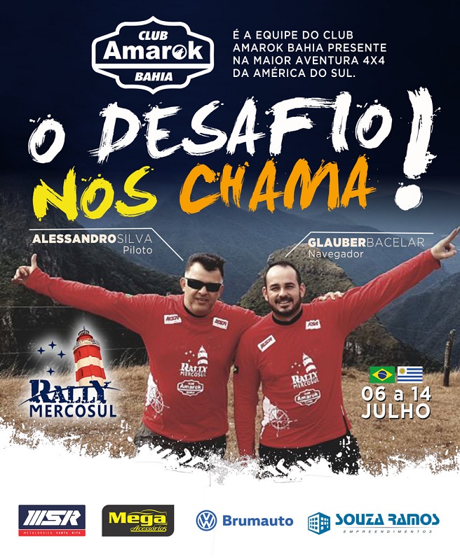 Brumadenses se preparam para participar do Rally Mercosul 2018