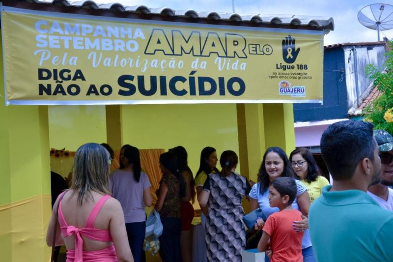 Prefeitura de Guajeru realiza evento em alusão ao Setembro Amarelo
