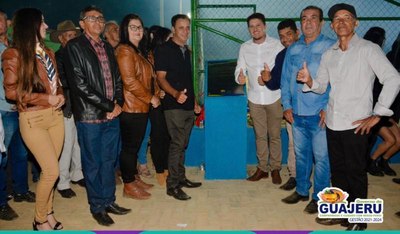 Governo de Guajeru inaugura campo society na comunidade de curralinho
