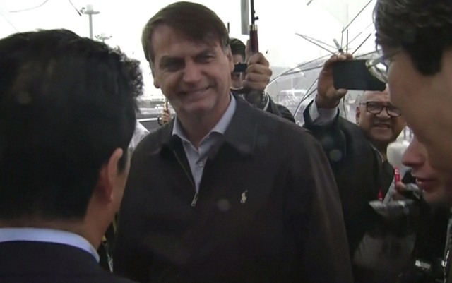 Bolsonaro desembarca no Japão para participar de cúpula do G20