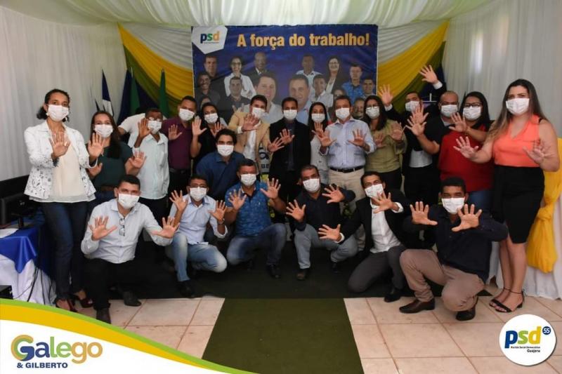 Guajeru: Prefeito Gil Rocha participa de convenção que lança o vice-prefeito Galego para a sua sucessão