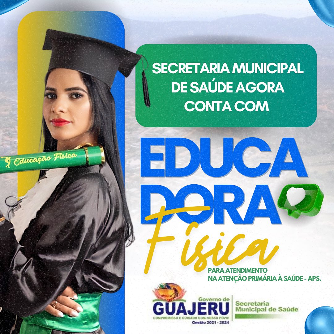 Governo de Guajeru anuncia anuncia implementação do programa de Atividade Física nas Unidades de Saúde