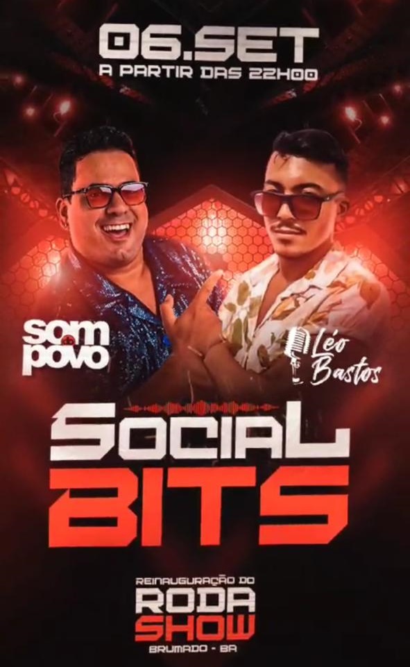 Som do Povo se apresenta nesta quarta-feira no Social Bits em Brumado