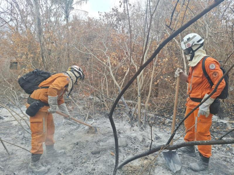 Bombeiros apagam incêndios florestais em Érico Cardoso, Rio de Contas e outras cidades