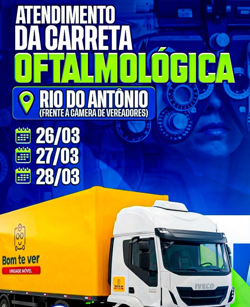 Rio do Antônio Recebe Carreta Oftalmológica 
