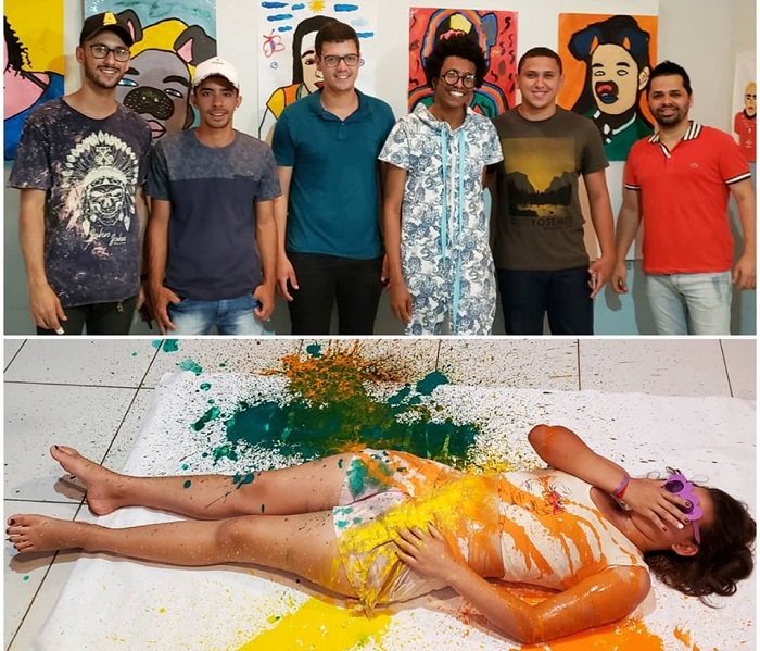 Aracatu: Mostra de Arte Contemporânea é realizada na Escola Municipal Antônio Carlos Magalhães no povoado da Baraúnas