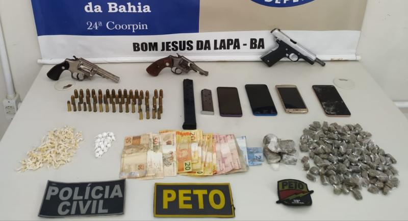 PC e PM desarticulam facção em Bom Jesus da Lapa
