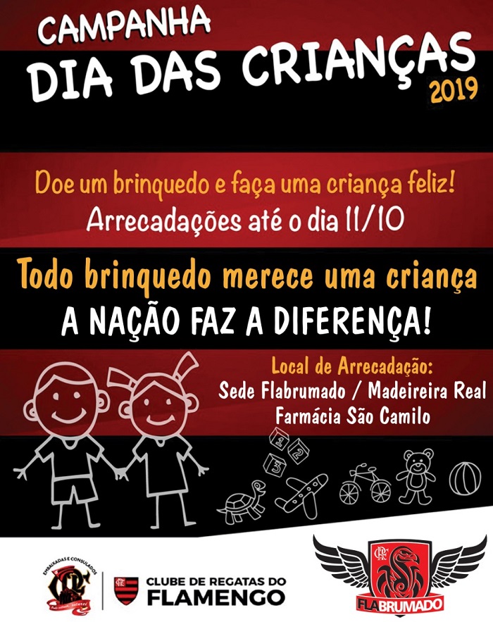 FLABRUMADO realiza Campanha de Doação de Brinquedos; saiba mais