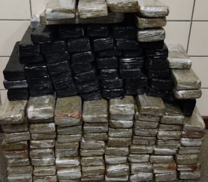 130 quilos de maconha que seriam distribuídos em Vitória da Conquista são apreendidos em Jequié 