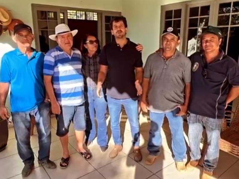 Manuel Rocha recebe apoio do ex-prefeito de Serra Dourada e seu grupo político