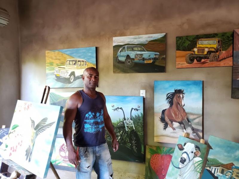 Evento internacional: Artista brumadense participa da 7ª Edição da ARTEXPO em Salvador