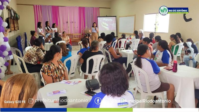  Rio do Antônio: Atividades em alusão à Campanha Agosto Lilás são realizadas pela Assistência Social